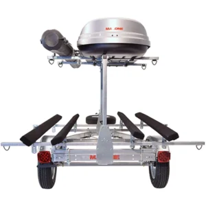 KAYAK TRAILER malone microsport lowbed 2 boat bunk style kayak trailer with 2nd tier mpg464 lbtb